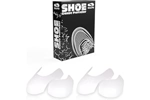 SULPO 2 Pairs Crease Protectors - Anti-Wrinkle Shoe Protection - Sneakers Wrinkle Protection - Toe Box Shields - Shoes Shields Against Wrinkles - Trimmable