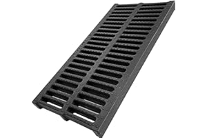 DSLED Systèmes De Drainage, Caniveau Exterieur Grille de Drainage,Caniveau Exterieur, Caniveau Terrasse, Jardin Grilles, Drain de canal avec grille en plastique (Size : 50x20x2cm(19.7x7.9x0.79in))