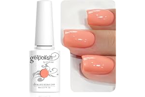 Vishine 8ml Vernis à Ongles Gel Semi Permanent UV LED aux 298 Couleurs Divers pour Nail Art Manucures Corail…