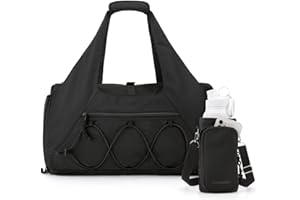 BAGSMART Sac de sport pour femme - Sac de voyage léger avec compartiment à chaussures - Sac de voyage avec compartiment humide - Sac de transport d'entraînement et de yoga