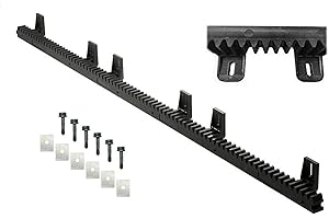 DIEFFEMATIC CREMAGLIERA PER CANCELLO SCORREVOLE IN PLASTICA - KIT DA METRI 1 - AUTOMAZIONE
