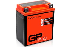 GP-PRO GTX7L-BS 12V 6Ah GEL Batería de arranque (parecido a YTX7L-BS / 50614) (Sin necesidad de mantenimiento / Sellado) Scooters y Motos Acumulador