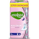 Molped Ultra Sanitary Pad Anatomical Night Super Economical 16 Pieces