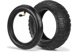 ANSENI Roues tubeless 8,5 x 3 pouces Compatible avec trottinette Kugokirin G2 Pro, Zero 9/Inokim Light 2, Pneu tout-terrain (1 pneu et 1 chambre à air)