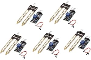 WINGONEER 5pcs suolo igrometro Umidità rilevamento acqua Sensor Module YL-69 sensore e HC-38 Module per Arduino