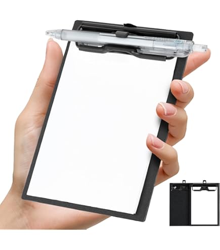 Metall Klemmbrett A4 - Clipboard Mit Aufhängeöse & Gummierten Klemme Für Büro & Schule