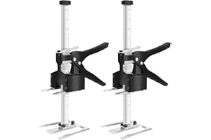 LMYSUFI Lot de 2 leviers économes en main-d'œuvre pour carrelage en céramique - Réglage de la hauteur - 35 cm - Jusqu'à 170 kg - Outil de levage pour plaques de plâtre