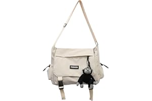 Inshere Niedliche Umhängetasche, ästhetische Umhängetasche, Nylon Y2K Schultertasche für Frauen Männer