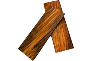 Aibote 1 paire Dalbergia Bois Manche de couteau Matériel Jaune Couteaux en bois de santal Dalles Balances Outils de bricolage personnalisés