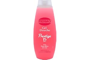 Mekako Gel Douche PRESTIGE 15Plus Avec Fines Billes De Cire - 420 ml