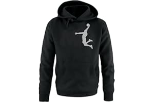 Coole-Fun-T-Shirts Dunk Basketball Slam Dunkin Kinder Sweatshirt mit Kapuze Hoodie Kids Gr.128-164 cm