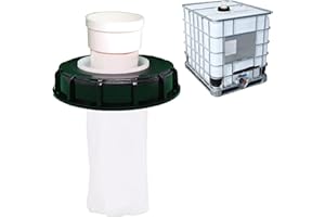 WOOLUCK Filtre À Couvercle IBC, Accessoires De Réservoir IBC Couvercle De Filtre en Nylon 165mm, Accessoires de Réservoir d'eau IBC avec Filtre en Nylon Lavable, pour Réservoir À Eau De Pluie IBC