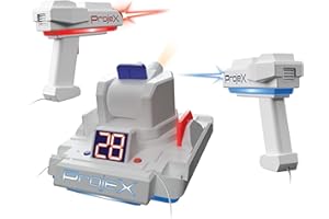 LASER X nsi international inc. Projex Projecting Arcade Game - Gioco di pratica bersaglio, bersagli mobili, 3 livelli di abilità, giocattolo per feste