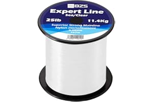 BZS Expert Línea de Pesca Monofilamento Línea de Carpa Carretes de monofilamento marrón y Transparente