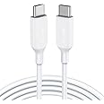 USB C till USB C-kabel, Anker Powerline III USB-C till USB-C snabbladdande sladd (6 fot), 60 W strömförsörjning PD-laddning f