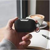 CaseOnn JBI Wave Buds 2 Kılıf Askı Aparatlı Mat Silikon Siyah, 87006338