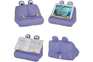 GIFTS FOR READERS & WRITERS Cuddly Reader Soporte para iPad | Soporte para Tableta | Soporte para Libros | Almohada de Lectura | Leer en la Cama en Casa | Soporte Cojín para Tableta | Regalo para Lectores