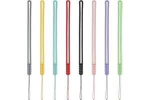 cobee Silikonowa smycz na nadgarstek, 8 sztuk silikonowa smycz do telefonu komórkowego kolorowa smycz na nadgarstek telefon komórkowy smycz na nadgarstek brelok USB portfel MP3 MP4