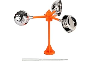 flyonte Dragon Bird Repellent Bird Repellent Bird Repellent Pigeon Repellent Birds Windmill Balcony Bird Repellent (Polyester, orange Farbe)