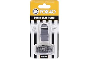 Fox 40 Sonik Blast CMG Pfeife mit Schlüsselband (Verpackung kann variieren)