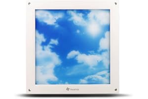 Plafonnier Dimmable LED Panneau led 18W, Awenia lampe plafond 1200lm Blanc Naturel/Blanc Froid(4000K-6500K), 11.81 * 11.81 in, Equivalence incandescence 80W, pour Chambre Salon Salle de Bain