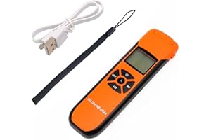 PNGOS Photometre Fibre Optique,Mini Portatif Léger Laser Fibre Optique Compteur De Lumière à Fibre Pour Tester 7 Longueurs D'onde Calibrées Compteur De Puissance Optique Haute Précision Rechargeable