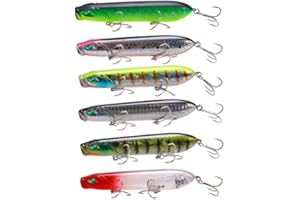 Nuguri Leurres de pêche pour bar - 10 cm - En plastique - Imitation réaliste - Avec hameçon triple