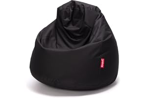 Ecopuf Fuzzy – Sittsäck – Sittsäck för inomhus- och utomhusbruk – Rivtålig och fläcksäker sittsäck – Sittsäck med polystyrenfyllning – Sittsäck med dubbel stängning – Dim 80 x 110 cm, 80 X 110 Cm