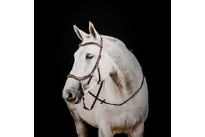 Horseware HW Micklem2 Deluxe Competition Bridle, x-warmblut, mörk havanna