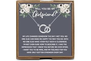 GENERIC PYOUL Will You Be My Girlfriend Idea Gift Will You Be My Girlfriend Necklace Girlfriend Proposal Jewelry Creative Ways To Ask A Girl Out Gift