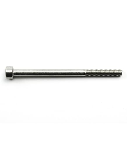 GUEEYUAW 30 stuks M5 x 16 mm cilinderschroeven, 304 roestvrij staal, DIN 912, A2 V2A, binnenzeskant schroeven, kan buiten worden gebruikt
