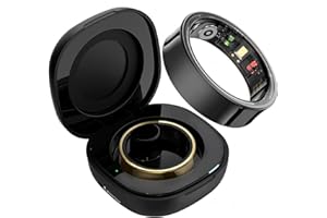 findtime Smart Ring Smartringe für Herren Damen IP68 Wasserdicht Fitness Ring Schrittzähler Kalorien Schlaftracker Smartring Android iOS Physiologische Erinnerung Herzfrequenz Aktivitätstracker