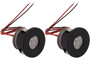 Infällda LED Spotlights 2-pack, 1W Mini Takspotlight med 15° Smal