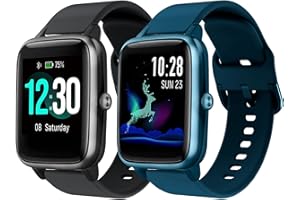 Songsier ID 250L Bracelet, Bracelet de Montre en Silicone pour ID205L,ID205S,ID205G, ID215G,SW025,SW023,SW021,SW020,TE021,TE020,YM023,YM021,YM020 Uwatch3 Ufit GT Montre