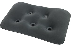 OBBO MED ObboMed SV-3110 cuscino gonfiabile, pieghevole leggero da portare in viaggio; supporto lombare allevia dolore per il lavoro in ufficio, viaggi in macchina, campeggio e lunghi viaggi - 35 x 22 x 6 cm