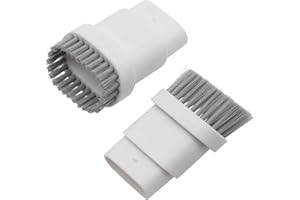 NUHFUFA 2 PCS Testina a setole Lunghe e Spazzola a setole Corte Compatibile con l'aspirapolvere Portatile per Auto Xiaomi Mijia