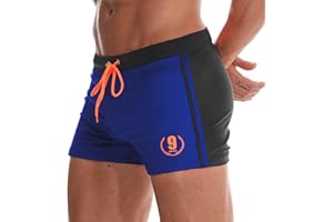 Arcweg Costume da Bagno Uomo Coulisse Pantaloncini Calzoncini da Bagno Elastico a Vita Bassa Boxershorts Slip Nuoto Spiaggia Mare Piscina