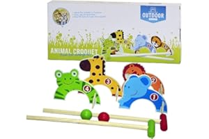 OUTDOOR PLAY- Croquet Set, 0713005, Multicolor