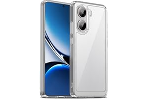 Liisooka Funda para Xiaomi Poco X7 Pro 5G/Turbo 4, Militar de Protección contra Caídas, Anti-Amarillo, Antiarañazos, Carcasa Trasera de PC Duro, Case Ultrafina a Prueba de Golpes, Transparente