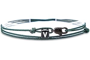 Made by Nami Buchstaben-Armband Personalisiert - Damen Herren Mädchen Pärchen-Armband - Freundschaftsarmband Verstellbar - beste Freundin Geschenk