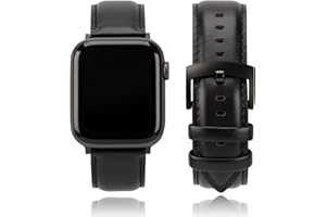CORROPELLE Leder Uhrenarmbänder Kompatibel mit Apple Watch Armband 49mm 46mm 45mm 44mm 42mm 41mm 40mm 38mm, Eleganten Echte Leder Ersatz Uhrenarmband für iWatch 10 9 8 7 6 5 4 3 2 1 Ultra2 1 SE2 1