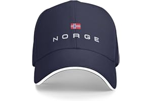 BEABAG Basecap Norwegen Flagge Baseball Cap Visier Golf Hut Frau Hüte Herren