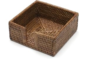 Caspari INC. - Portasalviette per Cocktail in Rattan