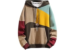 Covisoty Felpa con Cappuccio Uomo Stampa di Lettere Hoodie Moda Streetwear Hip Hop Sweatshirt Pullover