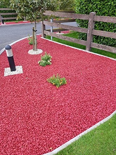 rockincolourtm Chilli Rot Dekoratives Garten Stein - 6