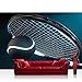 Produktbild Fototapete 368x254 cm PREMIUM Wand Foto Tapete Wand Bild Papiertapete - Sport Tapete Tennis Schläger Tennisball Sport Licht Netz blau - no. 1956