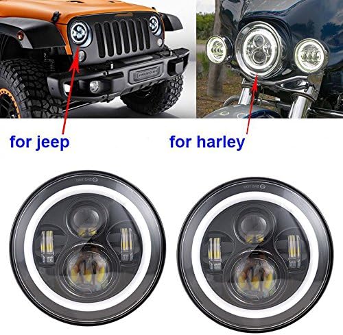DOT 7inch LED Daymaker Headlight for Harley Sportster XL 883 1200 Dyna