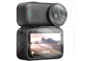 Uvafly Osmo Nano Displayschutzfolie, 9H Härte HD kratzfester Objektivschutz und Displayschutz für DJI Osmo Nano Kamera-Zubehör (6 Stück)