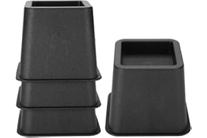 WAKECTS Podwyższenie sofy, 4 sztuki / zestaw 3-calowe piony do mebli Regulowany podnóżek Stojak do podnoszenia mebli Piony do łóżek