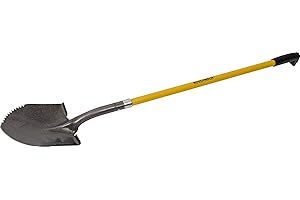 Roughneck ROU68044 Pelle à long manche dentelé Jaune et noir 1460 mm